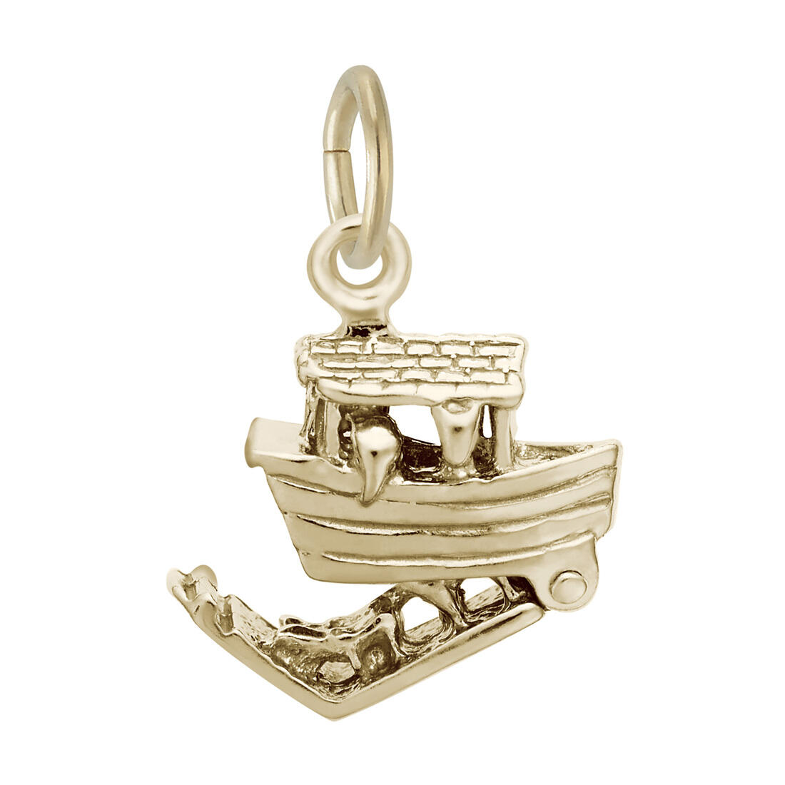 Noahs Ark Charm by Rembrandt 10K or 14K Gold or Sterling Silver