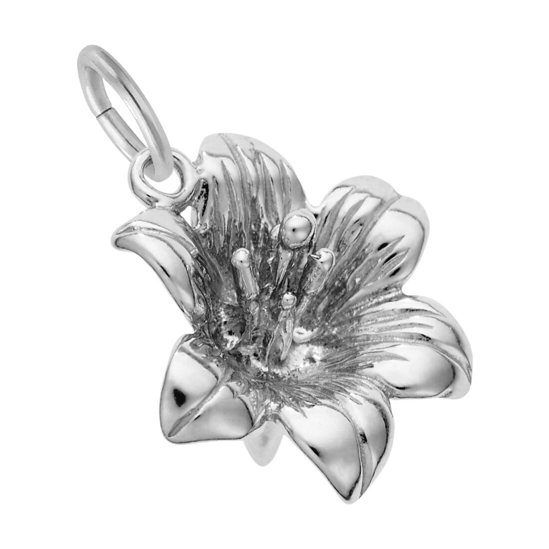 Lily Charm by Rembrandt 10K or 14K Gold or Sterling Silver - Picture 7 of 10