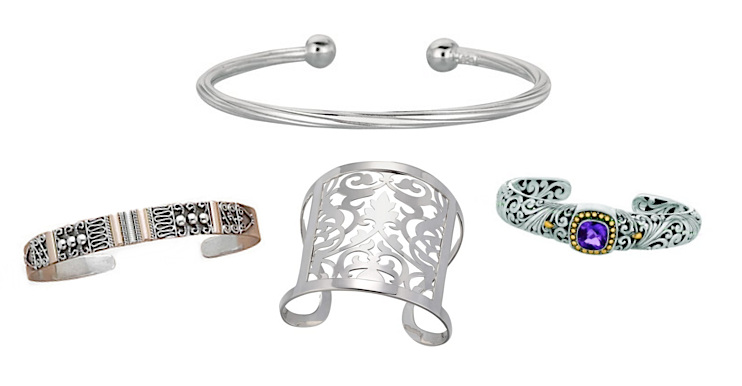 Cuff Sterling Silver Bracelets