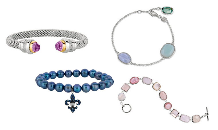 Gemstone Sterling Silver Bracelets