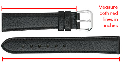 How to measure length of your watch band