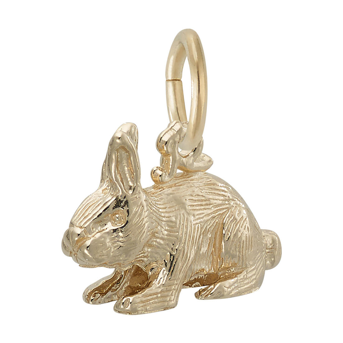 10k 14k Gold Rabbit Charm Rembrandt - Product main view